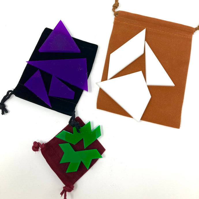 10 Symmetry-Seeking Puzzles - 3D Printed